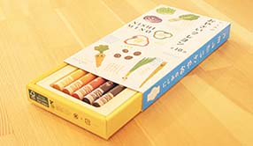 おやさいクレヨンパッケージ
